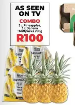 Food Lover's Market FOOD COMBO Pineapples & Bananas offer