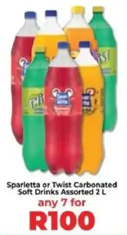 Food Lover's Market Sparletta or Twist Carbonated Soft Drinks Assorted offer