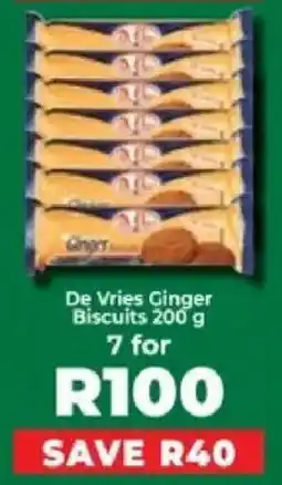 Food Lover's Market De Vries Ginger Biscuits offer