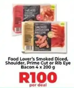 Food Lover's Market Food Lover's Smoked Diced, Shoulder, Prime Cut or Rib Eye Bacon offer