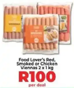 Food Lover's Market Food Lover's Red, Smoked or Chicken Viennas offer