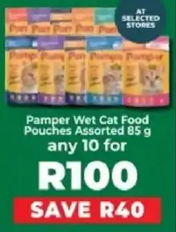 Food Lover's Market Pamper Wet Cat Food Pouches Assorted offer
