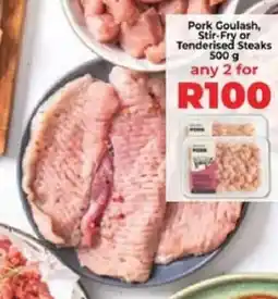Food Lover's Market Pork Goulash, Stir-Fry or Tenderised Steaks offer