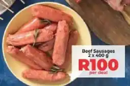 Food Lover's Market Beef Sausages offer