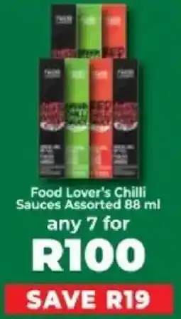 Food Lover's Market Food Lover's Chilli Sauces Assorted offer