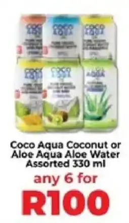 Food Lover's Market Coco Aqua Coconut or Aloe Aqua Aloe Water Assorted offer