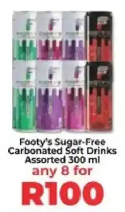 Food Lover's Market Footy's Sugar-Free Carbonated Soft Drinks Assorted offer