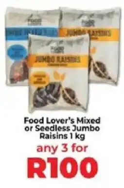 Food Lover's Market Food Lover's Mixed or Seedless Jumbo Raisins offer
