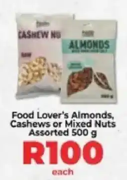 Food Lover's Market Food Lover's Almonds, Cashews or Mixed Nuts Assorted offer
