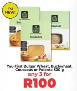 Food Lover's Market You First Bulgar Wheat, Buckwheat, Couscous or Polenta offer