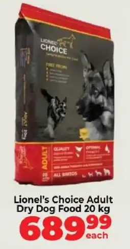 Food Lover's Market Lionel's Choice Adult Dry Dog Food offer