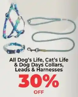 Food Lover's Market All Dog's Life, Cat's Life & Dog Days Collars, Leads & Harnesses offer