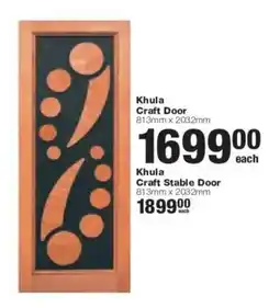 Build It Khula Craft Door offer