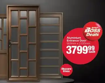 Aluminium Entrance Door