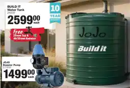 Build It JOJO Booster Pump offer