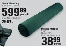 Build It Barrier Netting offer