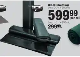 Build It Black Sheeting SABS offer
