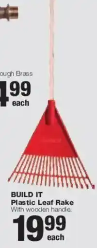 Build It BUILD IT Plastic Leaf Rake offer