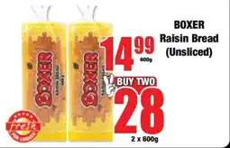 Boxer BOXER Raisin Bread (Unsliced) offer
