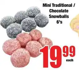 Boxer Mini Traditional / Chocolate Snowballs 6's offer