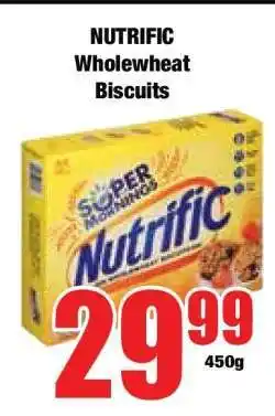 Boxer NUTRIFIC Wholewheat Biscuits offer