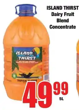 Boxer ISLAND THIRST Dairy Fruit Blend Concentrate offer