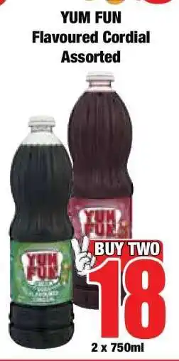 Boxer YUM FUN Flavoured Cordial Assorted offer