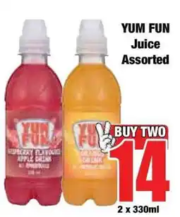 Boxer YUM FUN Juice Assorted offer