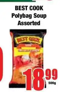 Boxer BEST COOK Polybag Soup Assorted offer