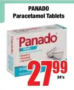 Boxer PANADO Paracetamol Tablets offer