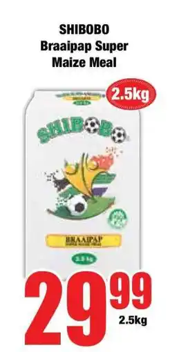 Boxer SHIBOBO Braaipap Super Maize Meal offer
