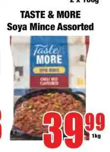 Boxer TASTE & MORE Soya Mince Assorted offer