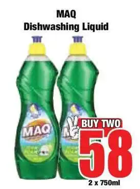 Boxer MAQ DISHWASHING LIQUID offer