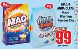 Boxer MAQ & AQUA CLEAN Hand Washing Powder 2kg offer
