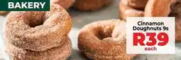 Food Lover's Market Cinnamon doughnuts offer