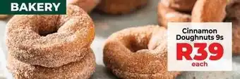 Food Lover's Market Cinnamon doughnuts offer