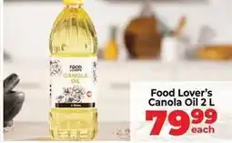 Food Lover's Market Canola oil offer