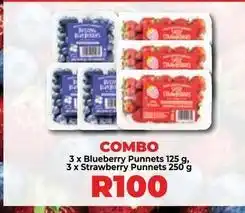 Food Lover's Market Blueberry punnet & strawberry punnet combo offer