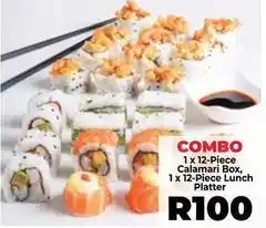 Food Lover's Market 12-piece calamari box, 12-piece lunch platter offer