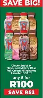 Food Lover's Market Clover - flavoured milk or full cream milkshakes offer