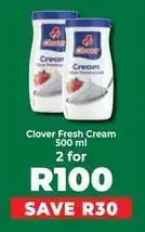 Food Lover's Market Clover - fresh cream offer