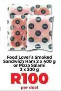 Food Lover's Market Smoked sandwich ham or pizza salami offer