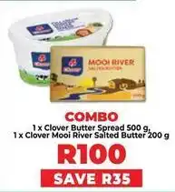 Food Lover's Market Clover - butter spread and salted butter offer