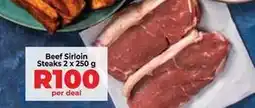Food Lover's Market Beef sirloin steaks offer