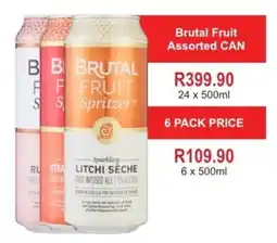 Johnny's Liquor Hypermarket Brutal Fruit Spritzer Assorted offer