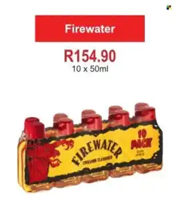 Johnny's Liquor Hypermarket Firewater offer