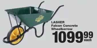 Lasher Falcon Concrete Wheelbarrow