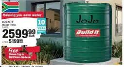 Build It JoJo Water Tank offer