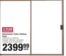 Build It Aluminium Patio Sliding Door offer