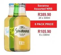 Johnny's Liquor Hypermarket Savanna Assorted NRB offer